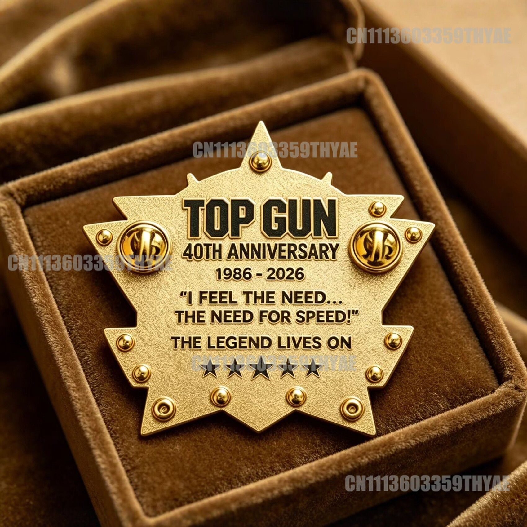 In Stock-Top Gun 40th Annivers - Embroidery House avis et prix