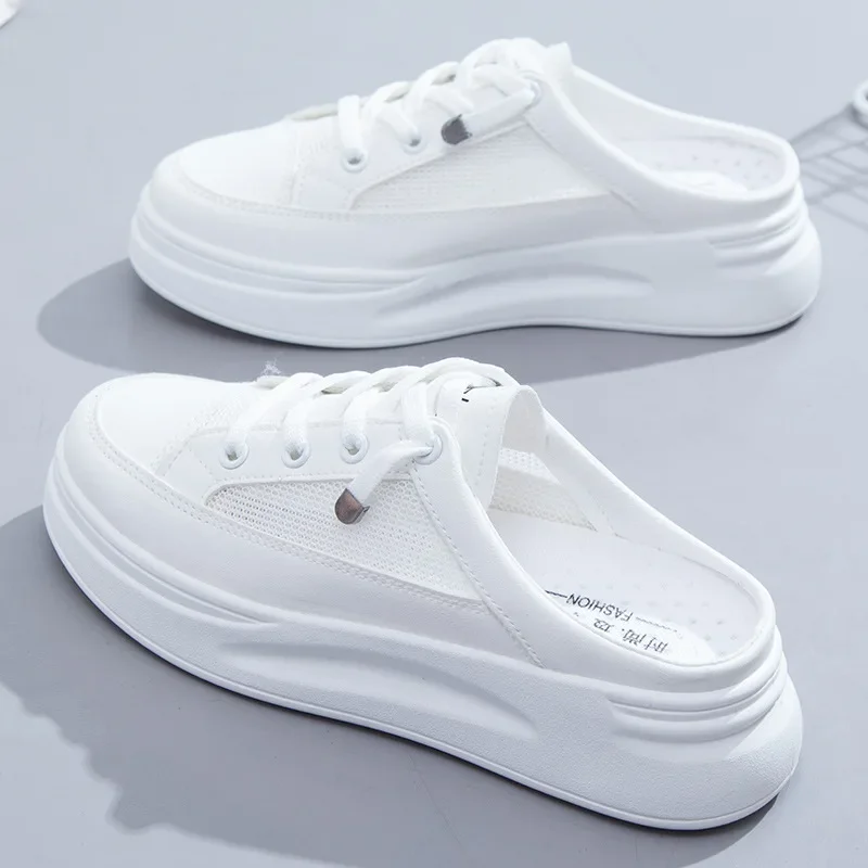 *Summer New Baotou Mesh Breath - Embroidery White avis et prix