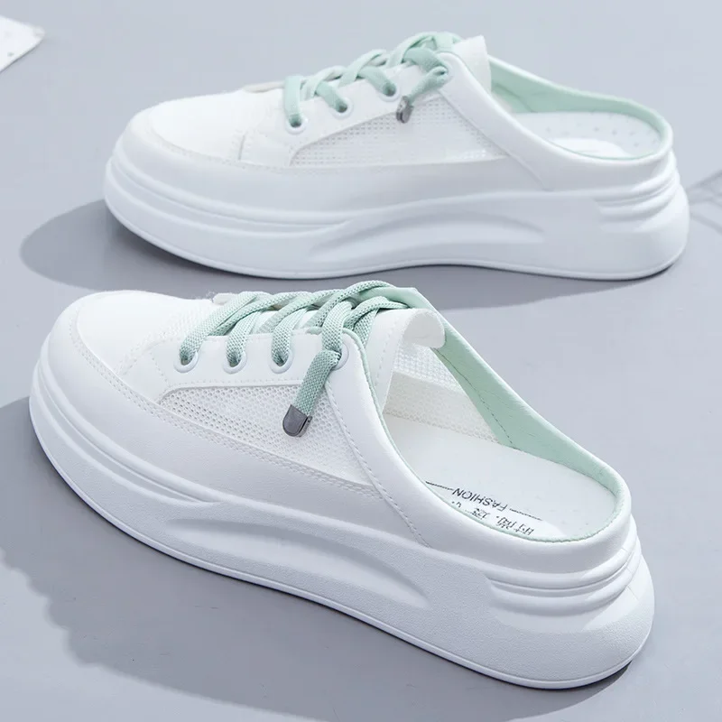 *Summer New Baotou Mesh Breath - Embroidery White avis et prix