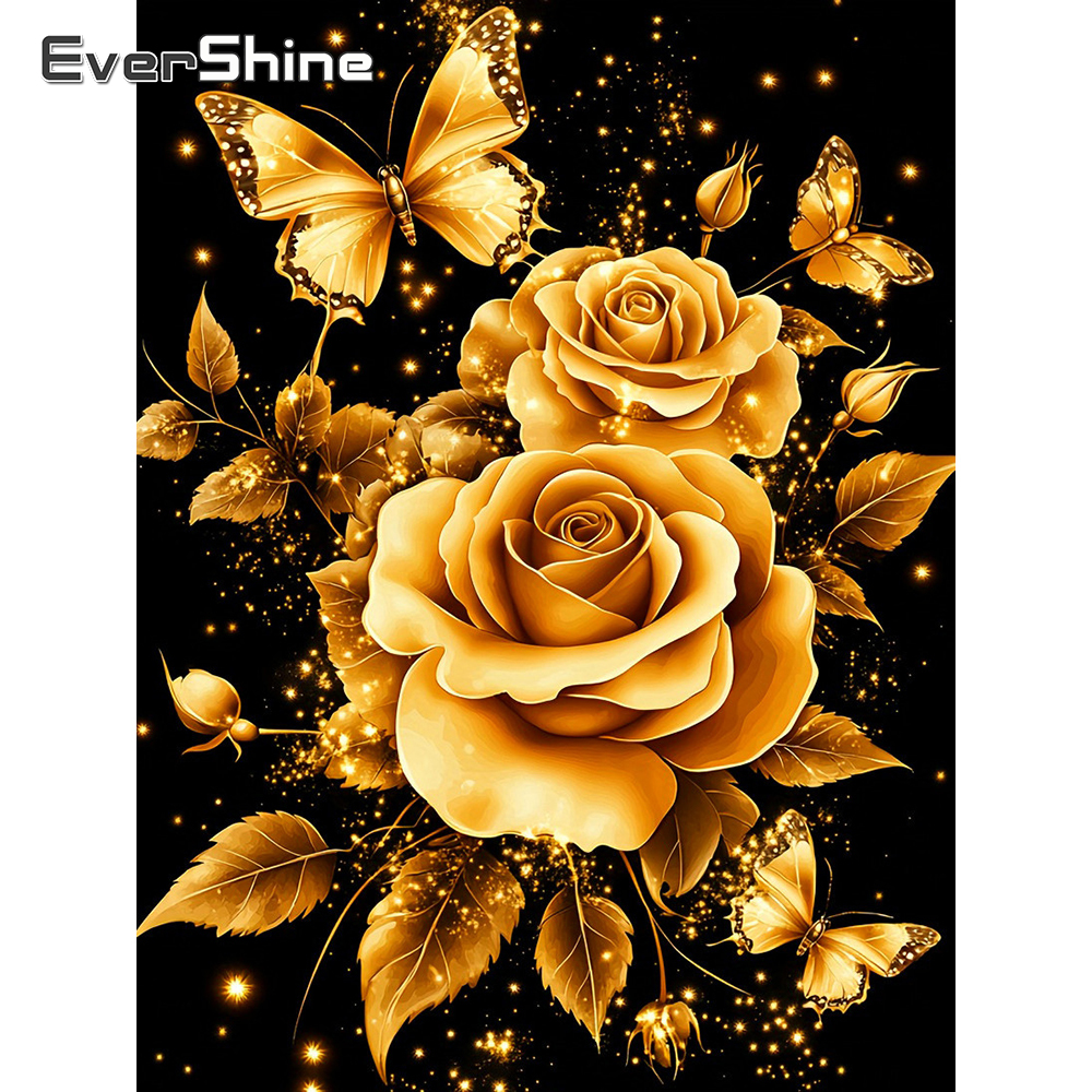 1PC frameless  Diamond Paintin - Embroidery Roses avis et prix