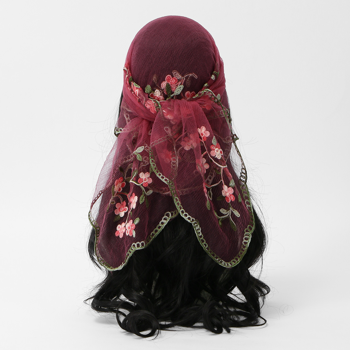 Square Scarf Plum Blossom Embr - Embroidery Zara avis et prix