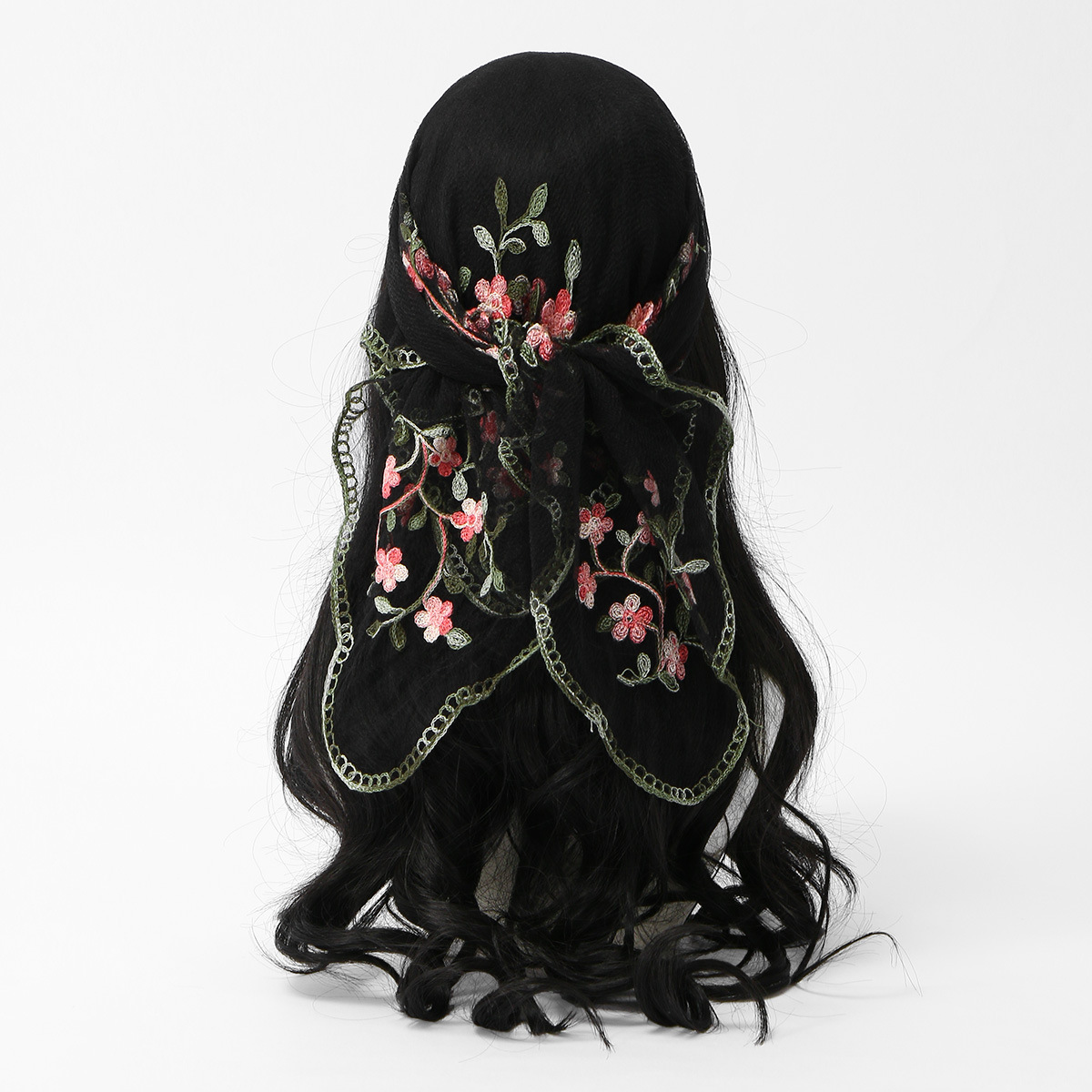 Square Scarf Plum Blossom Embr - Embroidery Zara avis et prix