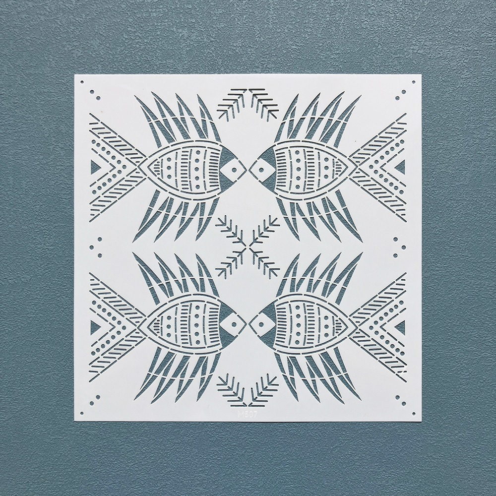 Sashiko embroidery template et - Embroidery Fish avis et prix