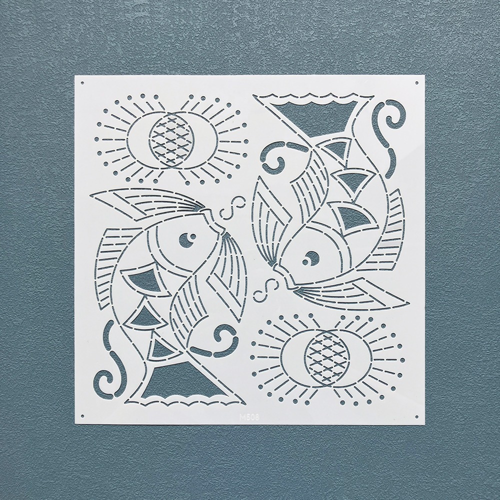 Sashiko embroidery template et - Embroidery Fish avis et prix