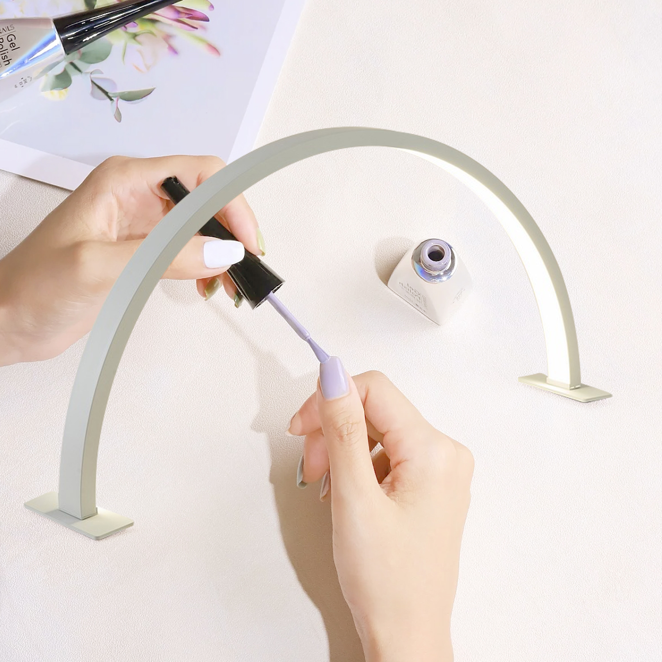 Nail lamp LED office embroider - Embroidery Artwork avis et prix