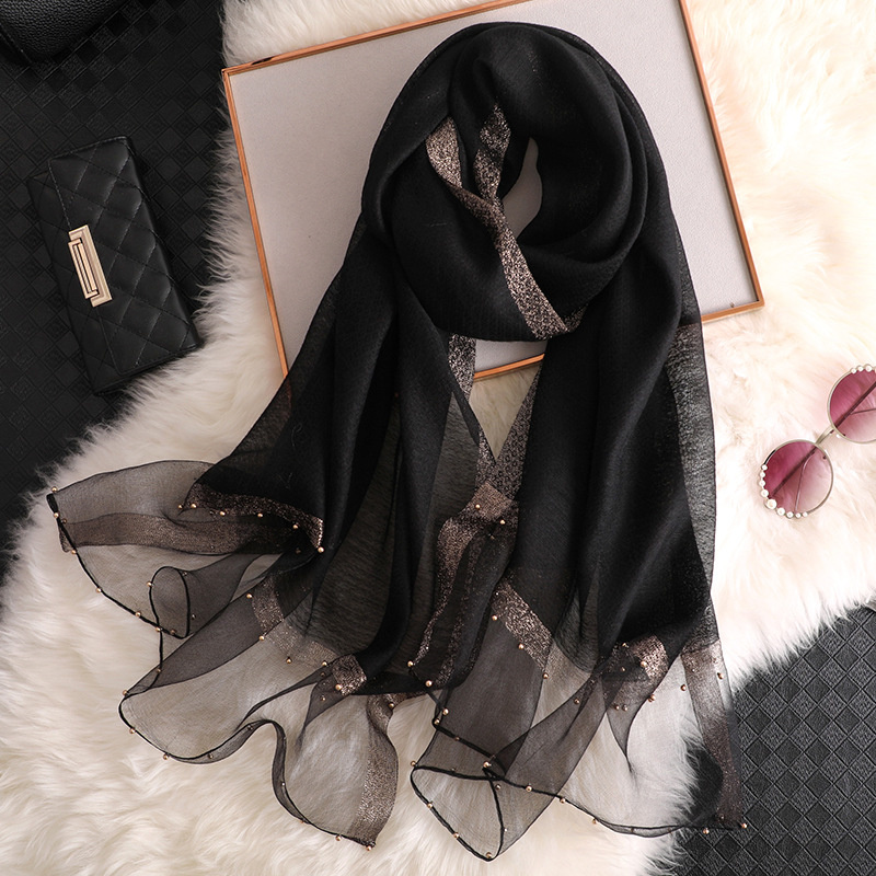 2024 Luxury 100% Silk Shawl Sc - Embroidery Ideas avis et prix