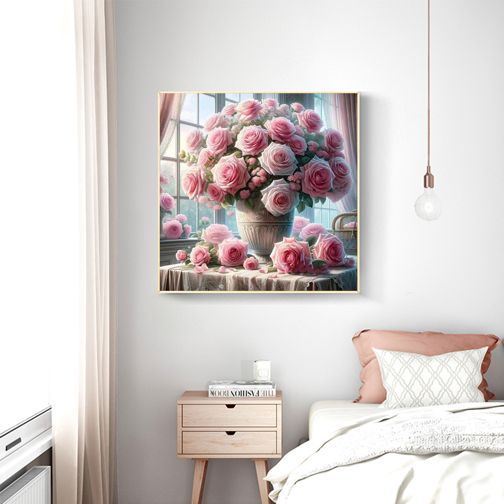 1PC frameless  5D Diy Diamond  - Embroidery Roses avis et prix