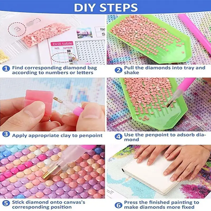 DIY Diamond Painting Colorful  - Embroidery Ideas avis et prix