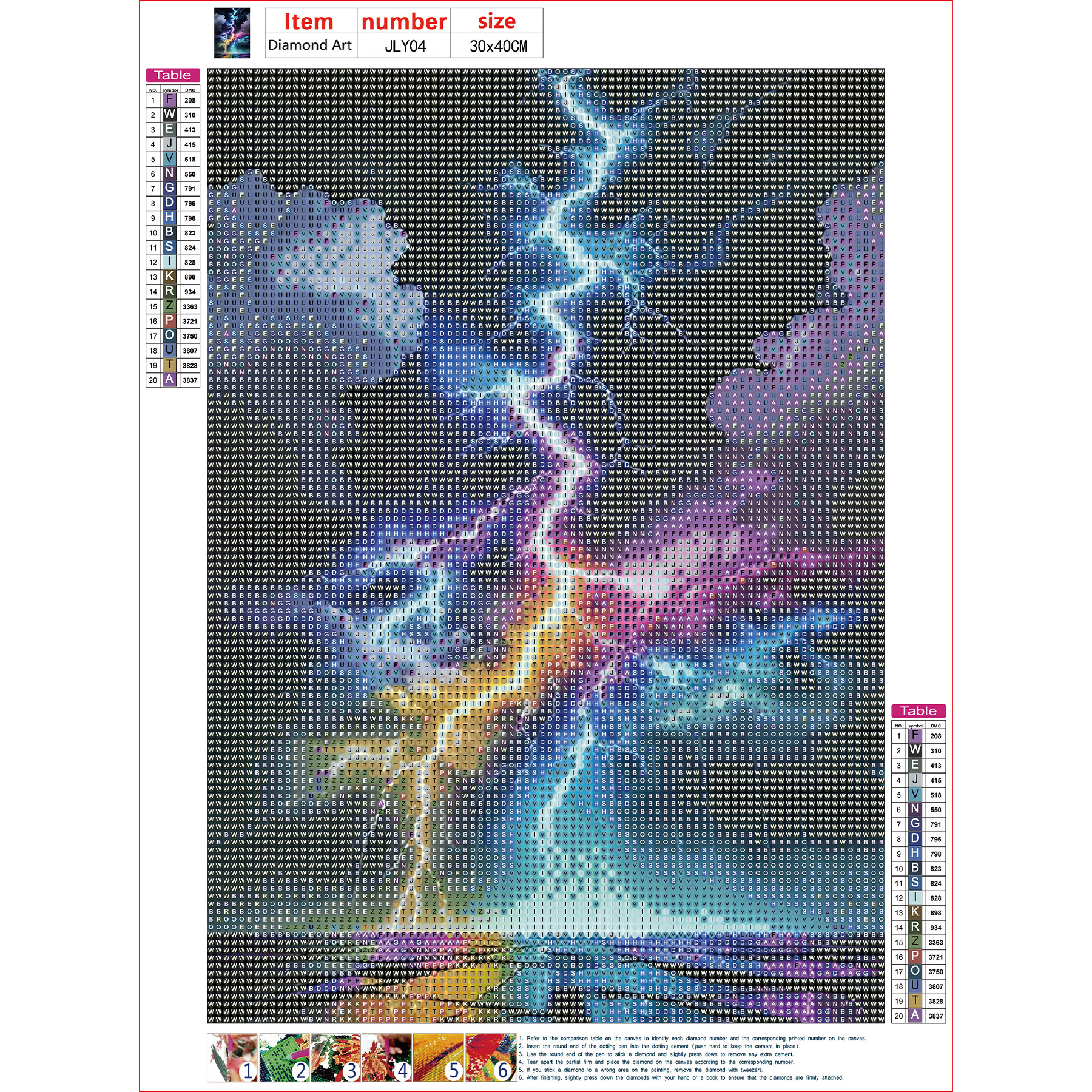 DIY Diamond Painting Colorful  - Embroidery Ideas avis et prix