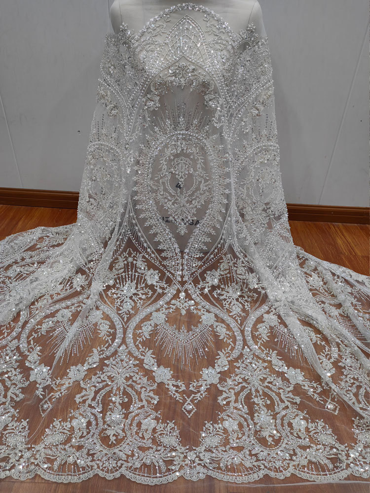 1yard white High-density Mesh  - Embroidery White Dress avis et prix