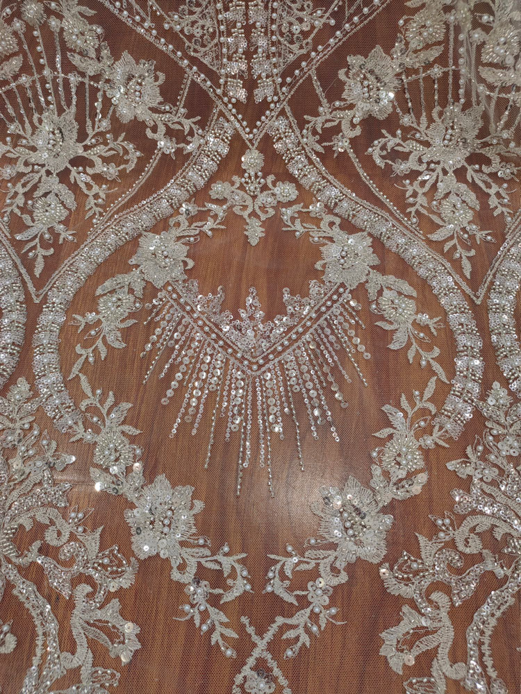 1yard white High-density Mesh  - Embroidery White Dress avis et prix