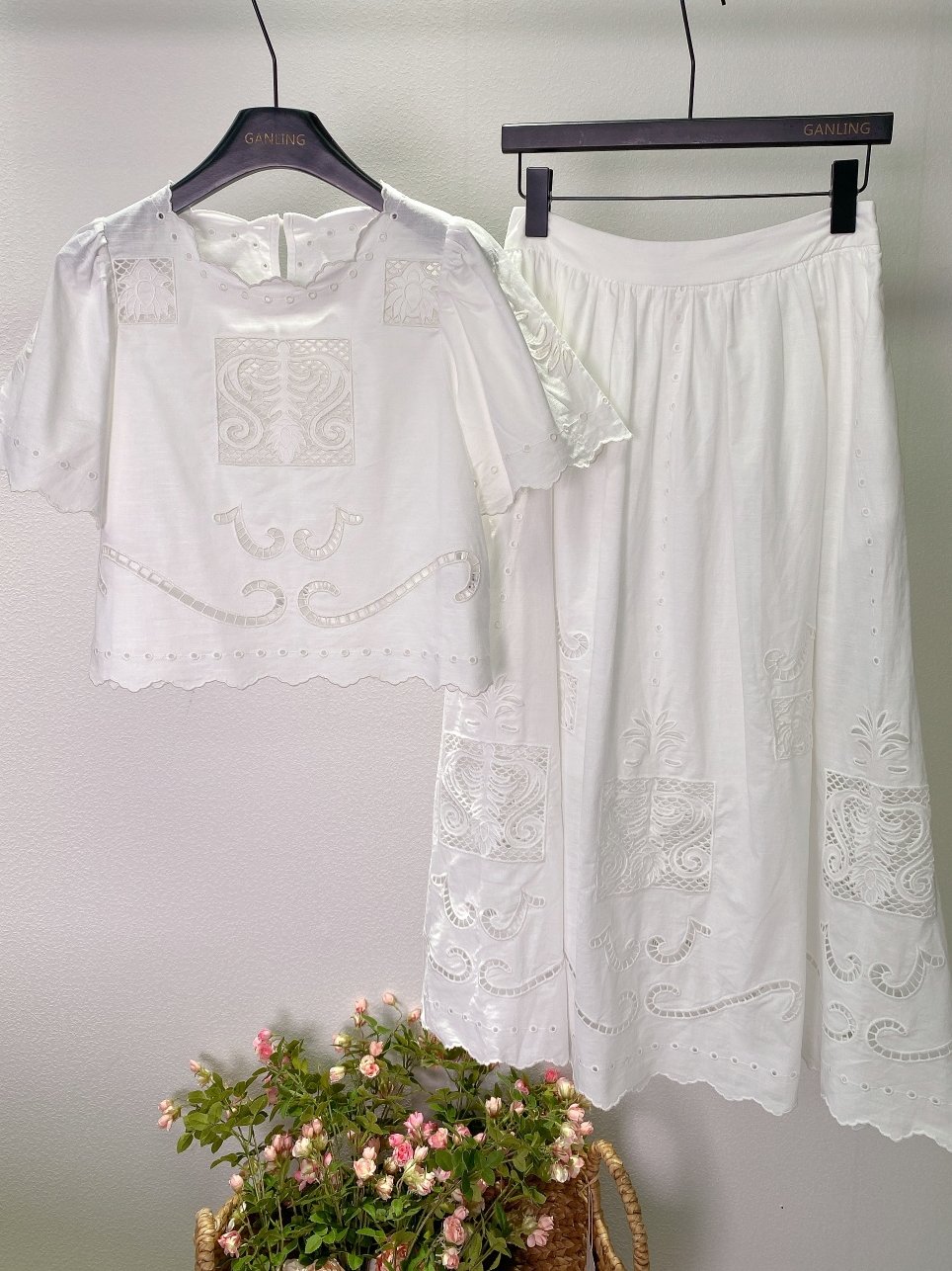 2026 New Hollow Embroidery Sho - Embroidery Cotton Shirt avis et prix