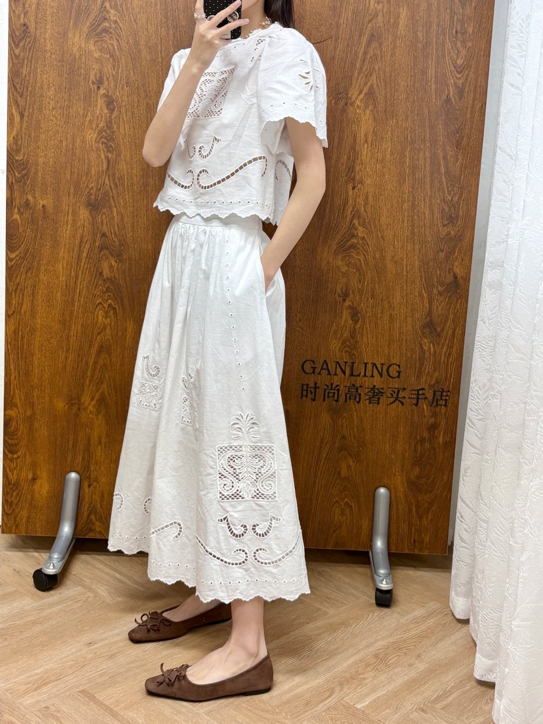 2026 New Hollow Embroidery Sho - Embroidery Cotton Shirt avis et prix