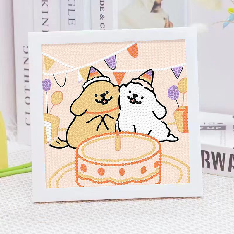 Cartoon Line Puppy Crystal Dia - Embroidery Ideas avis et prix