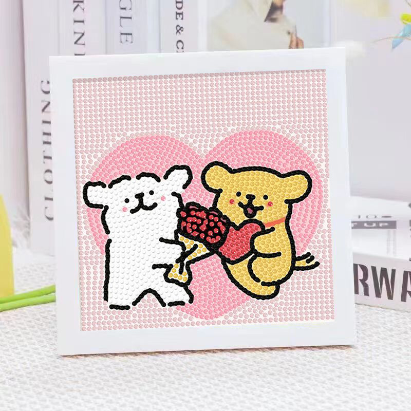 Cartoon Line Puppy Crystal Dia - Embroidery Ideas avis et prix