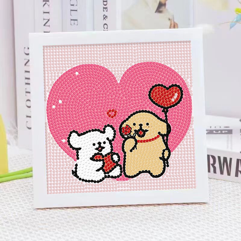 Cartoon Line Puppy Crystal Dia - Embroidery Ideas avis et prix