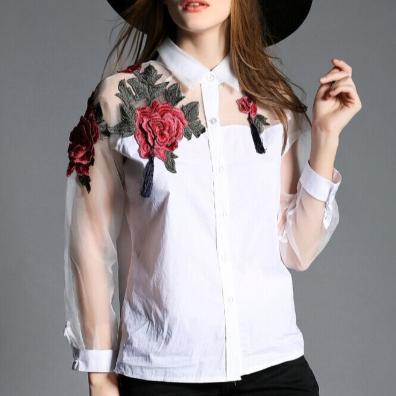 Womn's Fashion Floral Embroide - Embroidery Underlay avis et prix