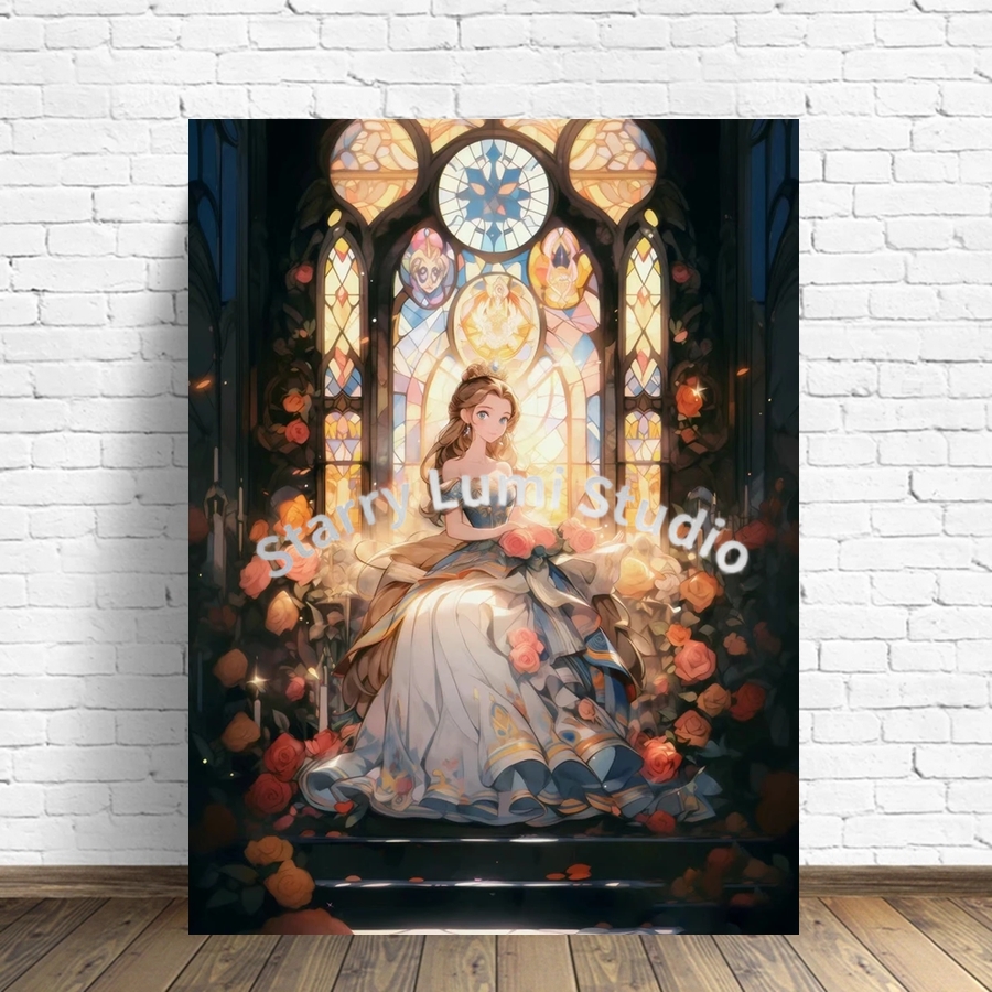 Cute Cinderella Castle 5D Full - Embroidery Roses avis et prix