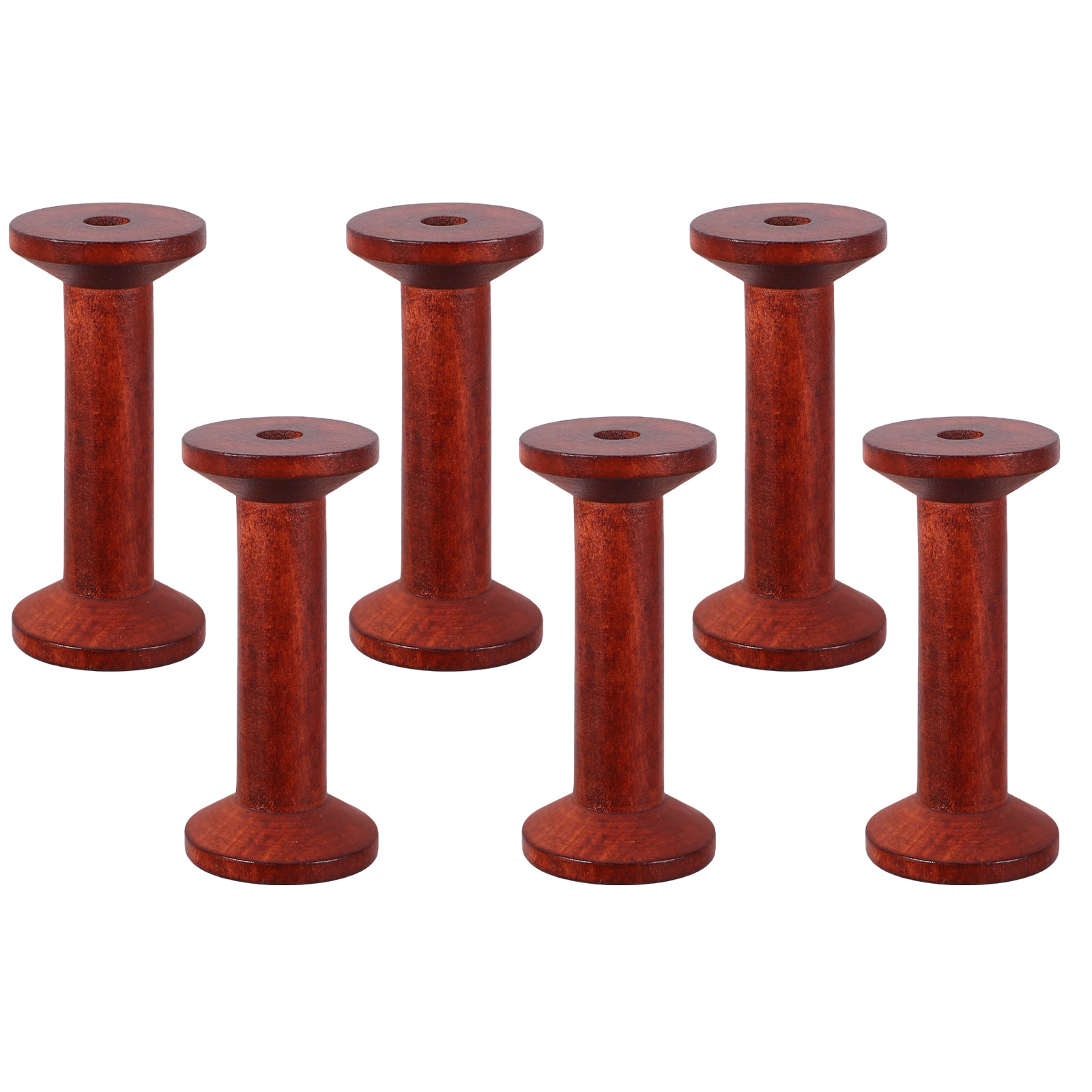 6Pcs Wooden Empty Spools for C - Embroidery Thread avis et prix