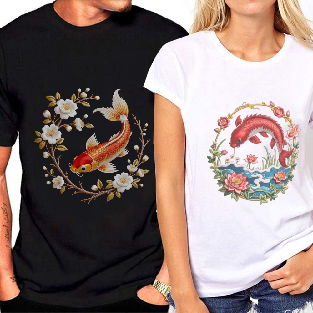 1 Piece of Clothing Imitation  - Embroidery Fish avis et prix