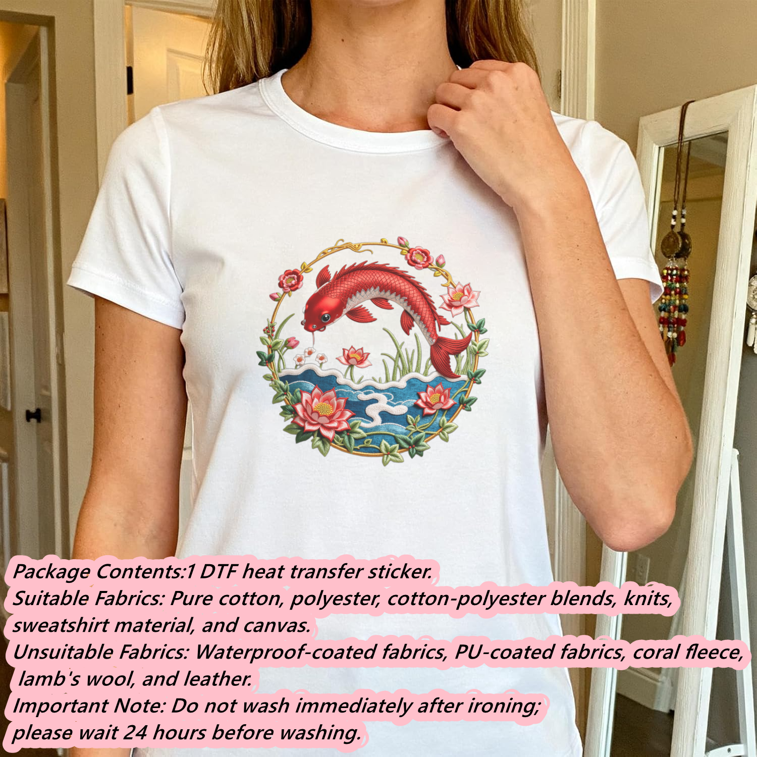 1 Piece of Clothing Imitation  - Embroidery Fish avis et prix