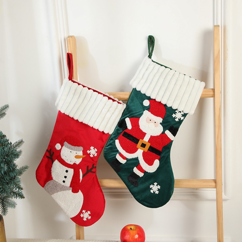 Hanging Embroidery Christmas S - Embroidery Xmas Stocking avis et prix