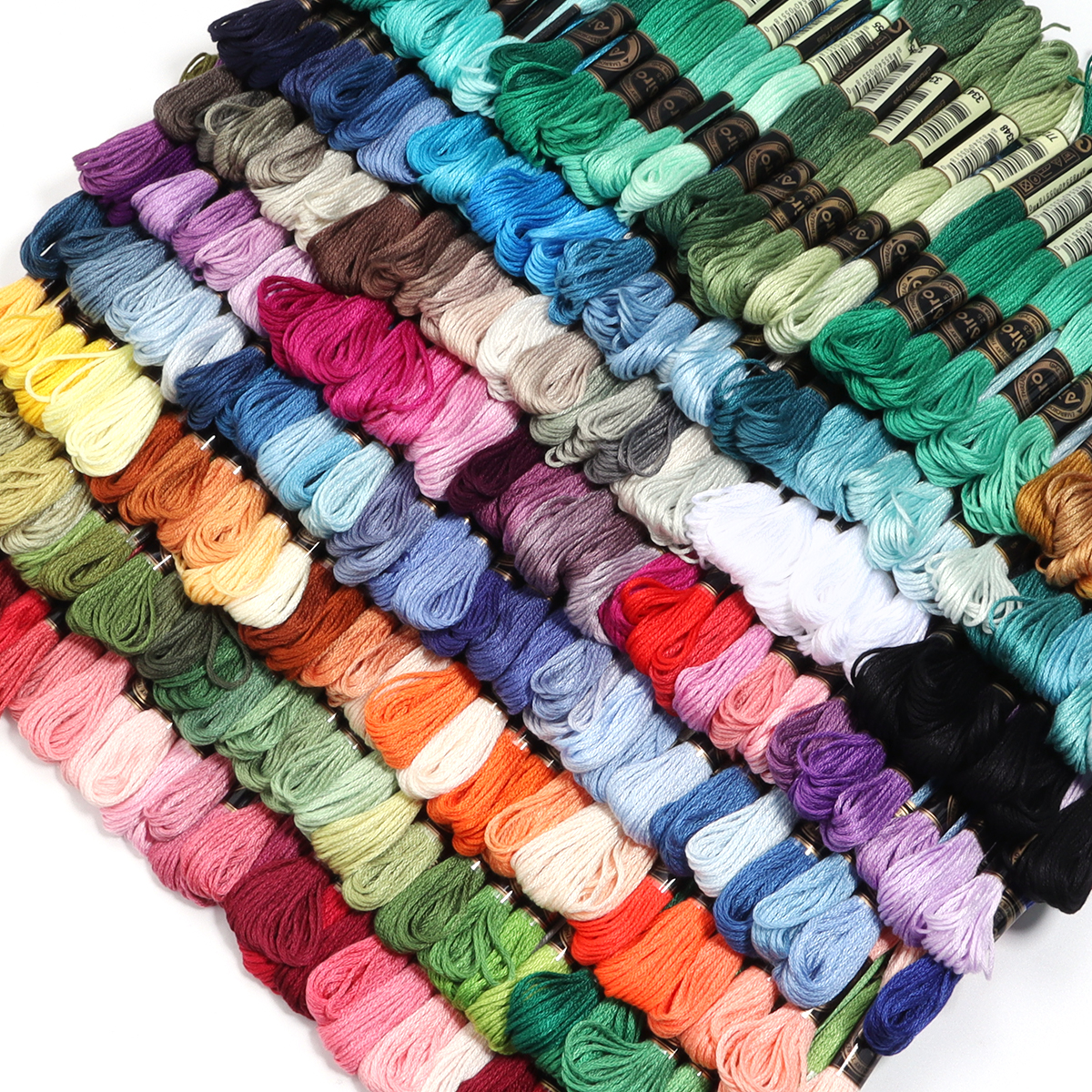 6Pcs/Lot Multicolor Polyester  - Embroidery Thread avis et prix