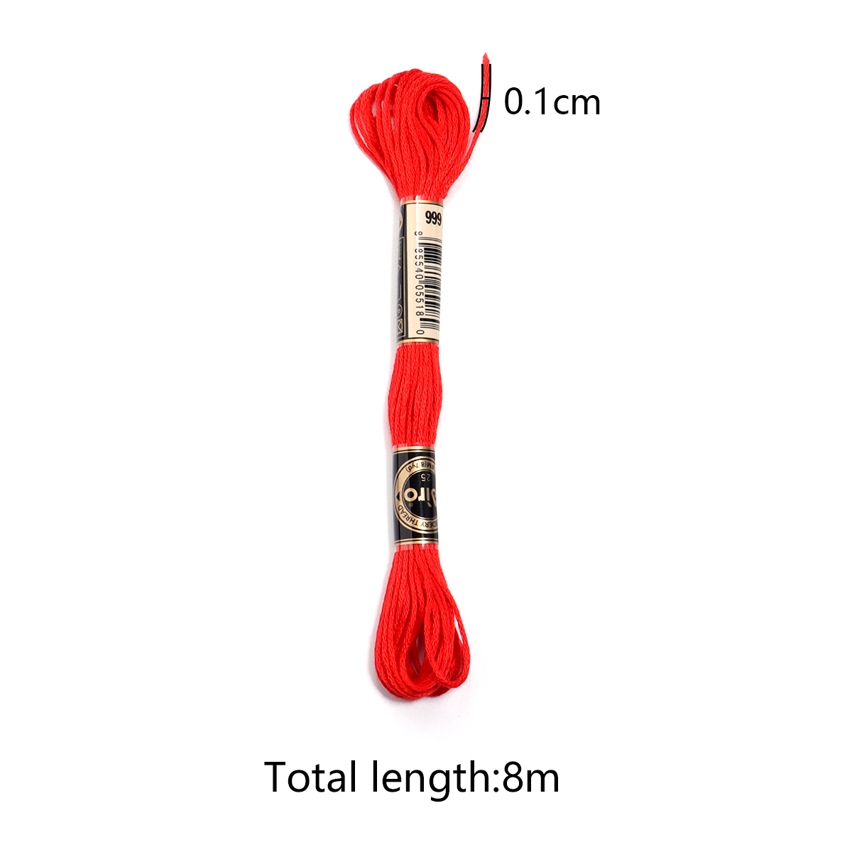 6Pcs/Lot Multicolor Polyester  - Embroidery Thread avis et prix