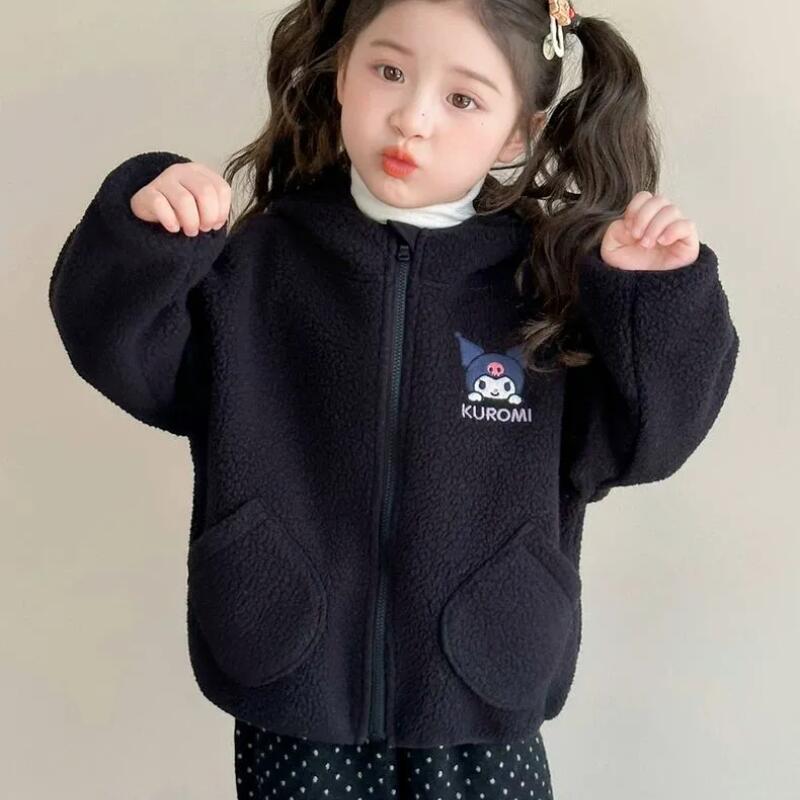 Hot Sanrio Girls Velvet Long-S - Embroidery Cotton Shirt avis et prix
