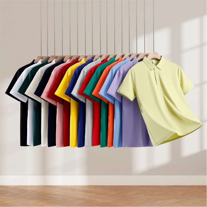 Custom polo T-shirt free print - Embroidery Cotton Shirt avis et prix
