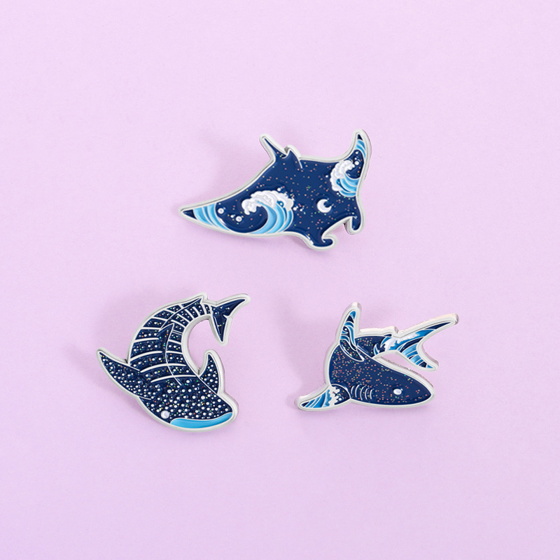 Cartoon marine creatures Ename - Embroidery Fish avis et prix