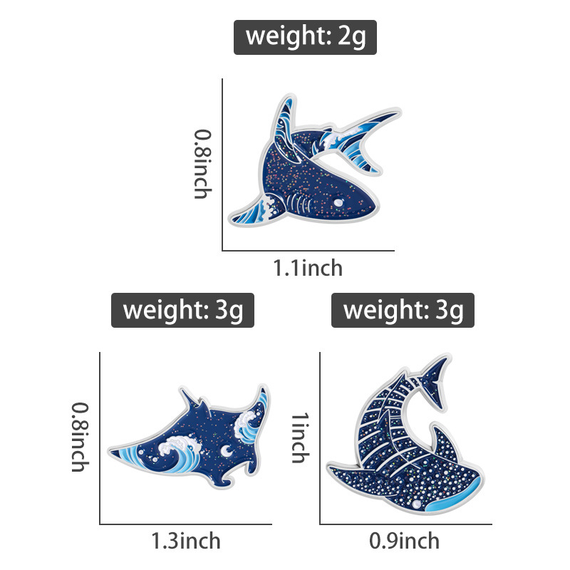 Cartoon marine creatures Ename - Embroidery Fish avis et prix