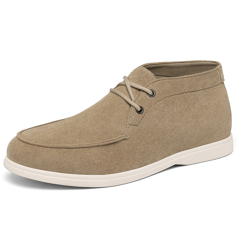 Classic British Style Suede Le - Embroidery White avis et prix