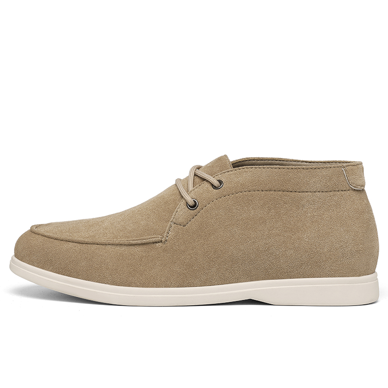 Classic British Style Suede Le - Embroidery White avis et prix