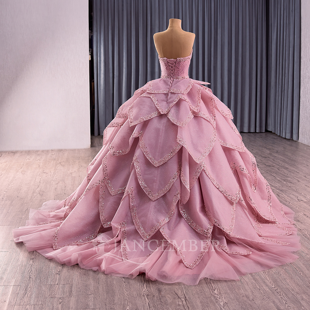 Luxury Ball Gown Quinceanera D - Embroidery Removal avis et prix