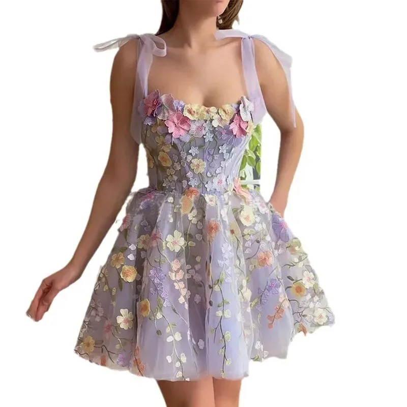 Women's Dress Fashionable 3D F - Embroidery Zara avis et prix