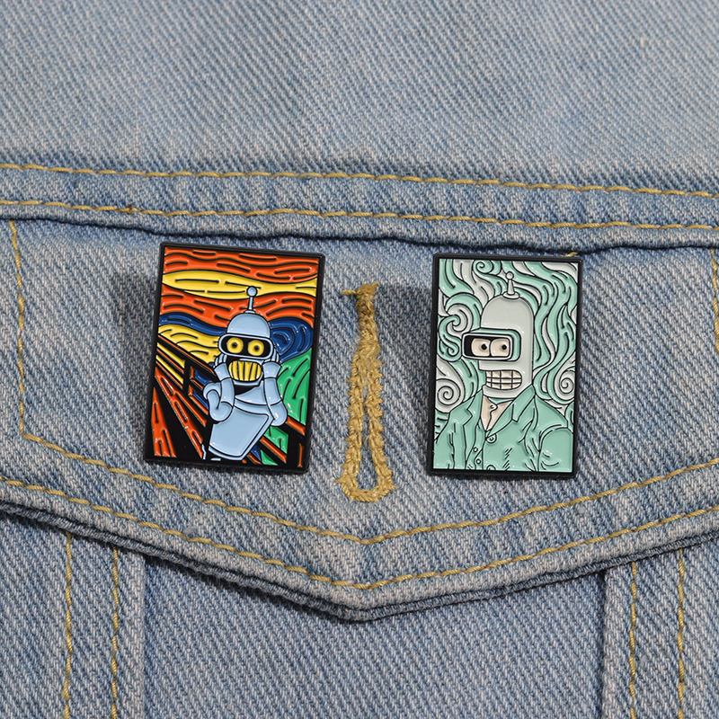 American Comedy Comics Enamel  - Embroidery House avis et prix