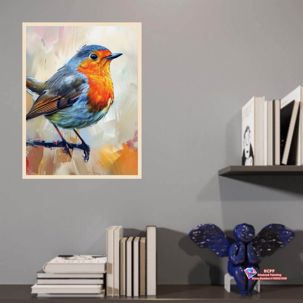 unframe Robin Bird Cute Robin  - Embroidery Artwork avis et prix
