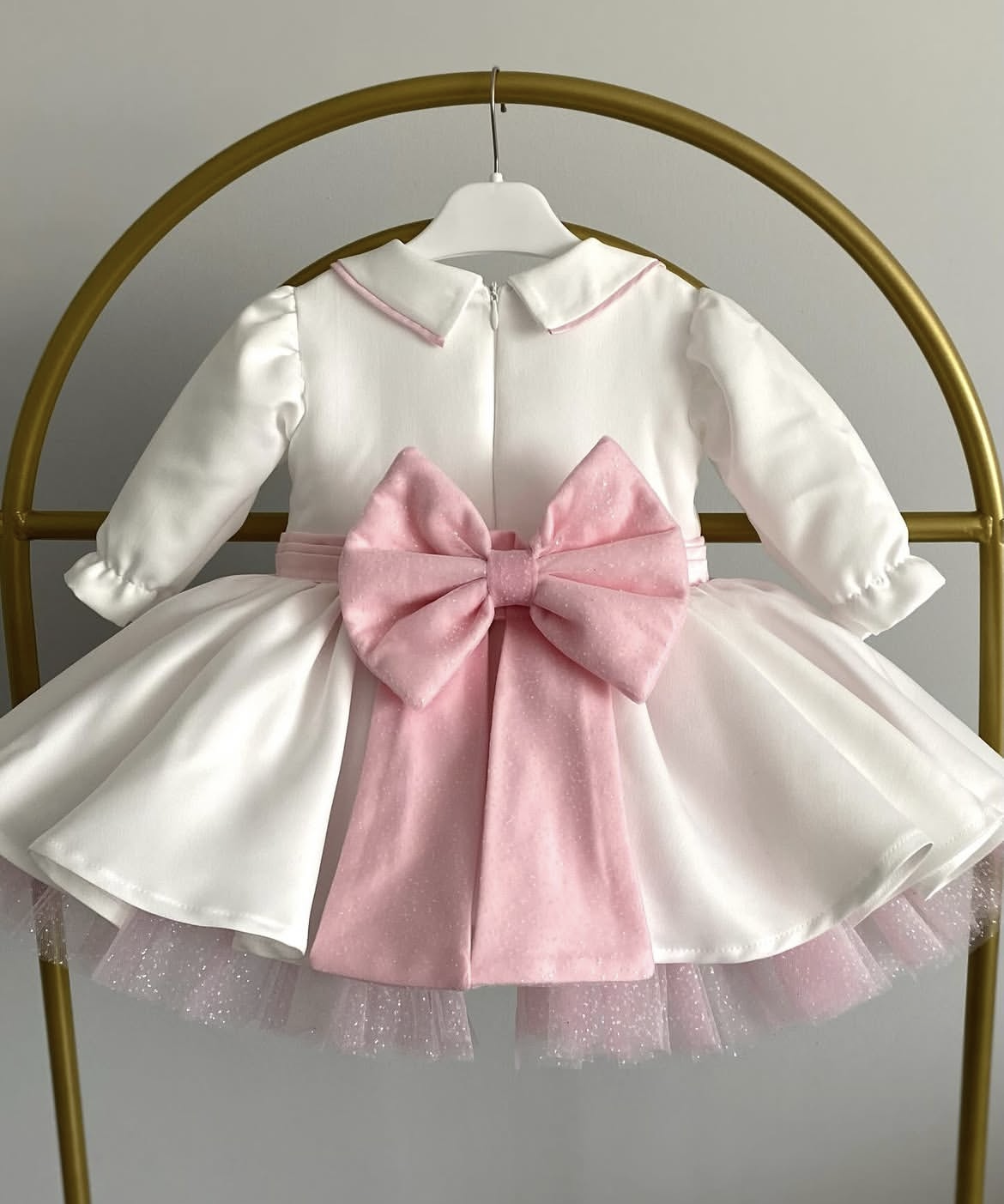 0-12Y Autumn Baby Girl Flower  - Embroidery White Dress avis et prix