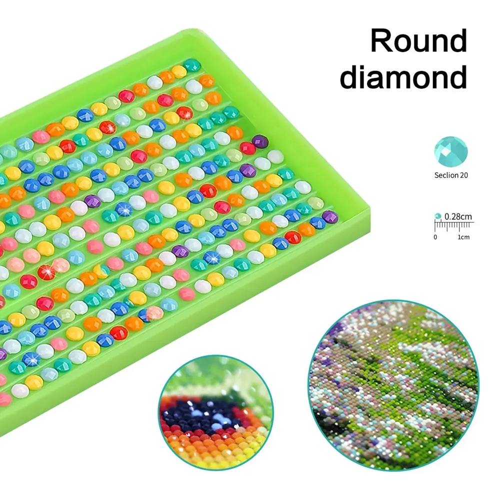 1pc frameless  5D DIY Diamond  - Embroidery Artwork avis et prix