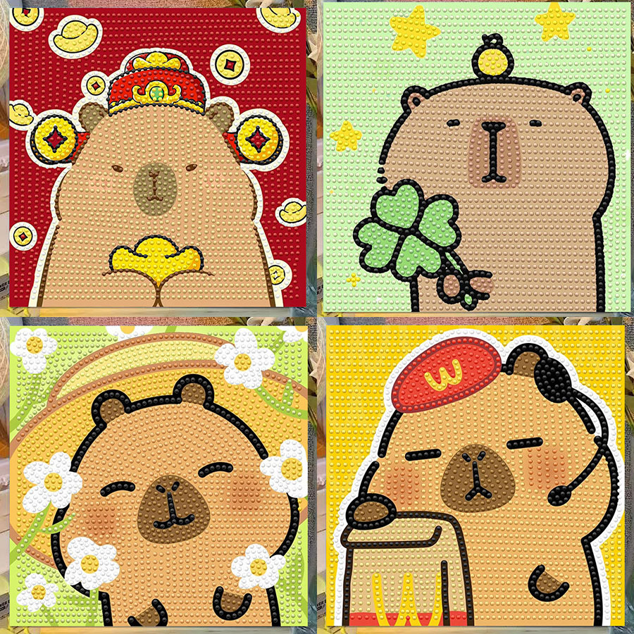 Cartoon Capibala Crystal Diamo - Embroidery Ideas avis et prix