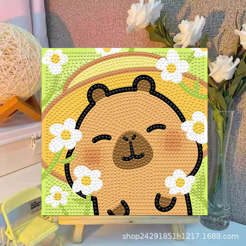Cartoon Capibala Crystal Diamo - Embroidery Ideas avis et prix