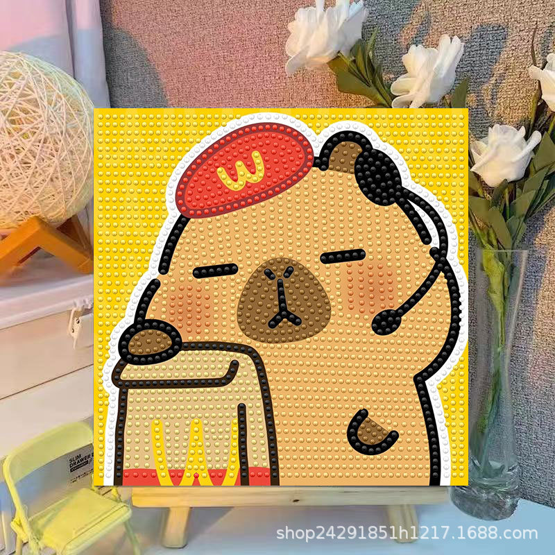 Cartoon Capibala Crystal Diamo - Embroidery Ideas avis et prix