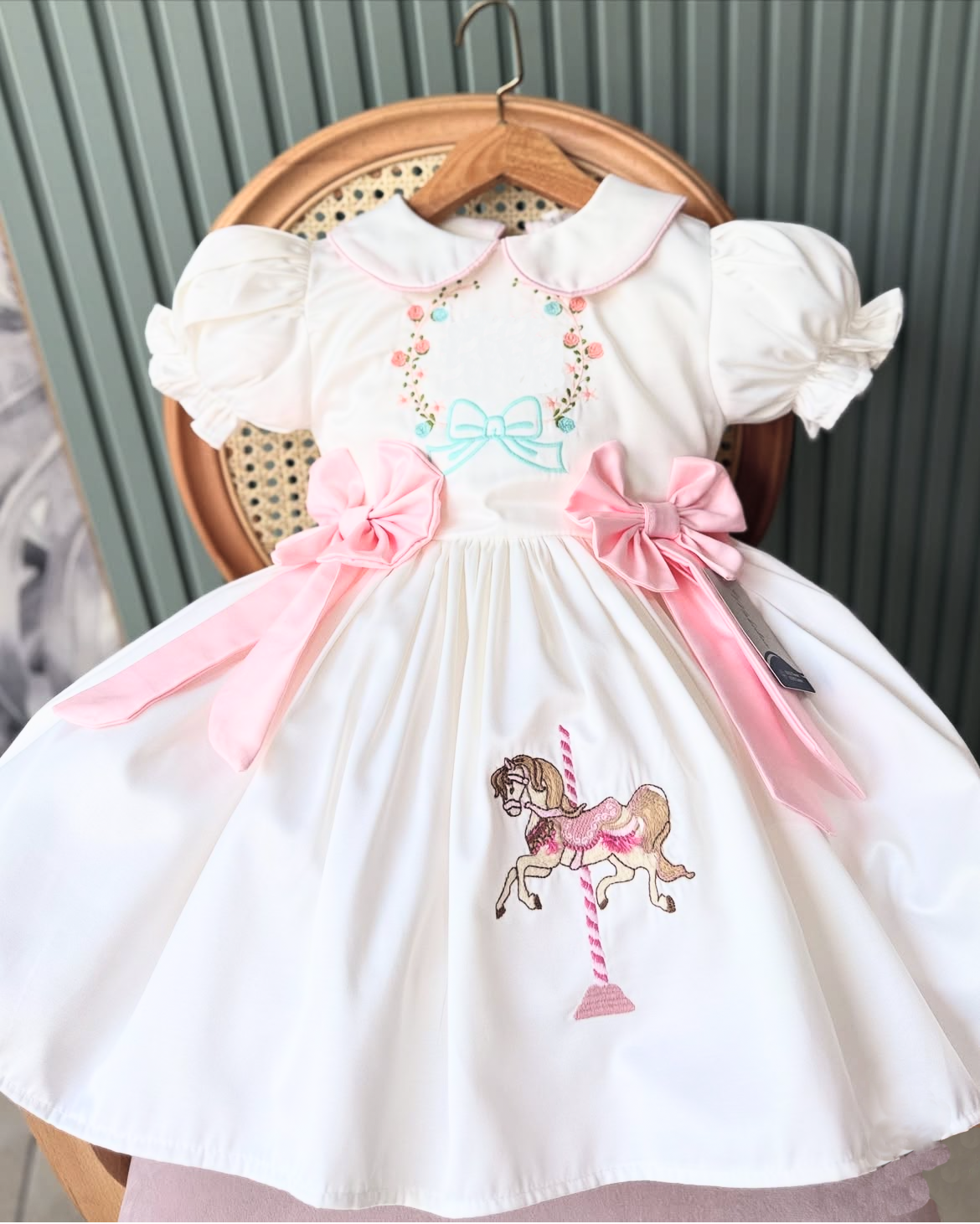 0-12Y Baby Girl Summer Merry-g - Embroidery White Dress avis et prix