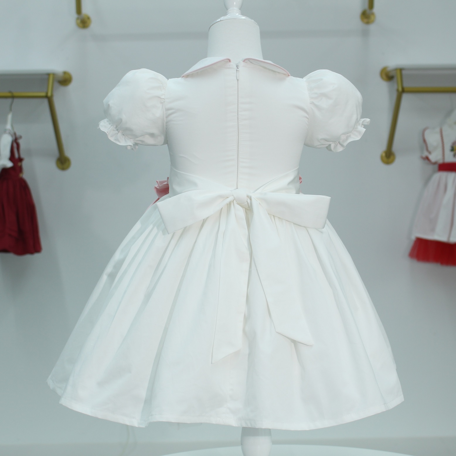 0-12Y Baby Girl Summer Merry-g - Embroidery White Dress avis et prix