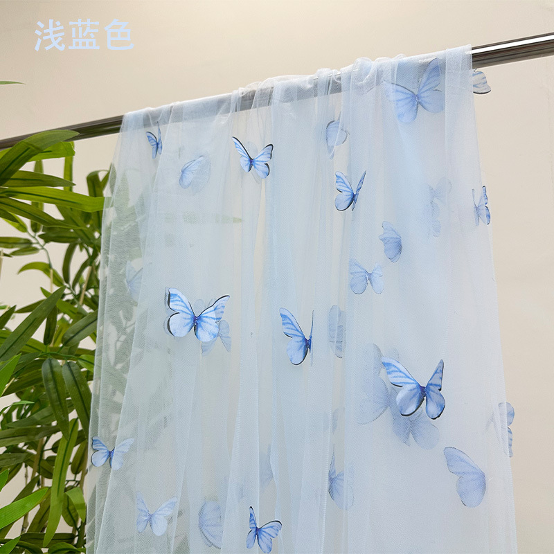 3D Butterfly Embroidery Tulle  - Embroidery Underlay avis et prix