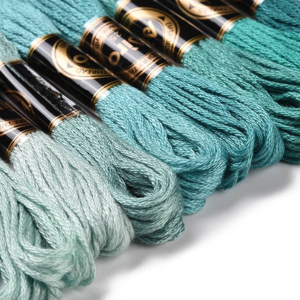 1Set 8 Skeins 0.5mm 6-Ply Poly - Embroidery Thread avis et prix