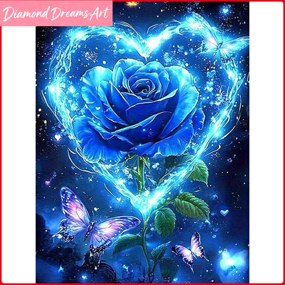 Full Square Round Diamond Pain - Embroidery Roses avis et prix