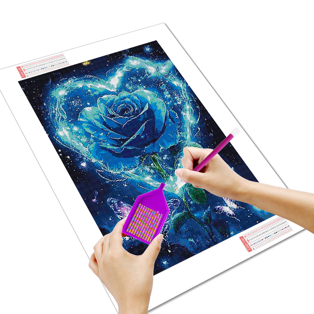 Full Square Round Diamond Pain - Embroidery Roses avis et prix