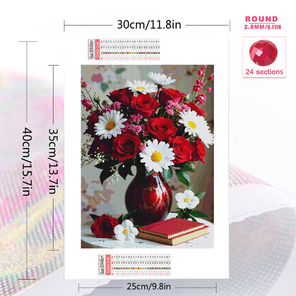 5D DIY Diamond Embroidery Rose - Embroidery Roses avis et prix